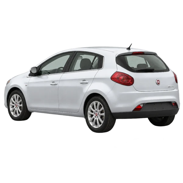 Fiat Bravo 2014 argent, vue trois-quarts arrière (orienté vers la gauche)