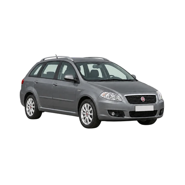 グレーの2010 Fiat Croma（フロントスリークォーター(左向き)ビュー）