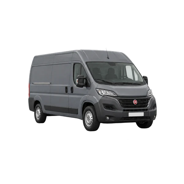 グレーの2022 Fiat Ducato(フロントスリークォーター(左向き)ビュー)