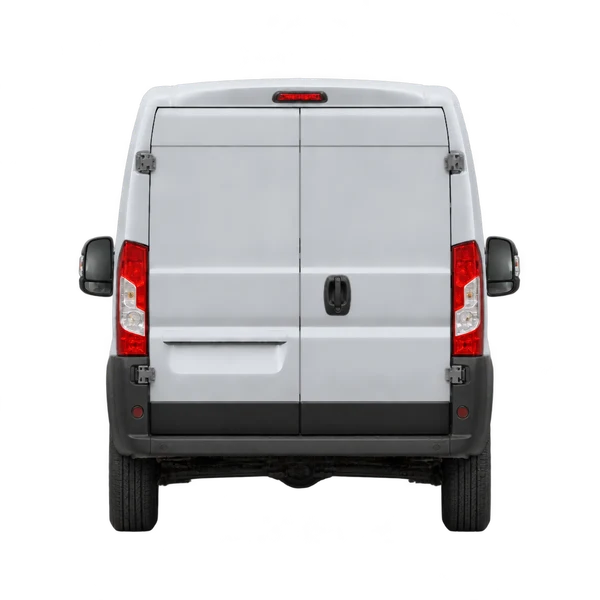 Fiat Ducato 2026 prata, vista traseira