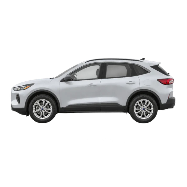 Fiat Escape 2023 باللون فضي، منظر جانبي (متجه إلى اليسار)