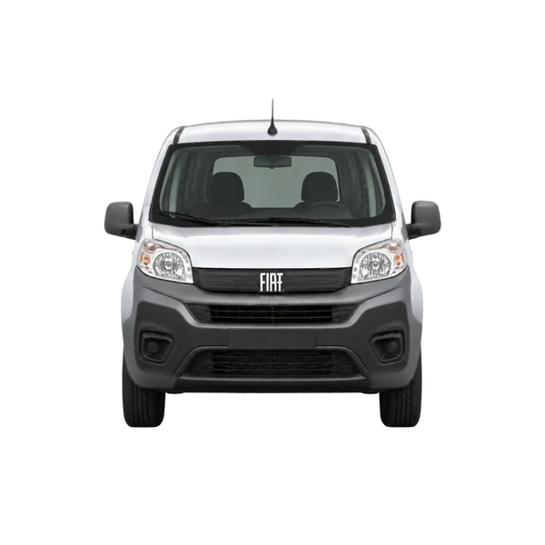 Fiat Fiorino 2022 باللون فضي، منظر أمامي