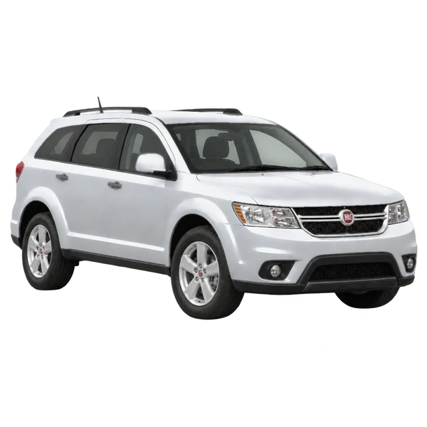 Fiat Freemont 2016 prata, vista três quartos dianteiro (voltado para a direita)