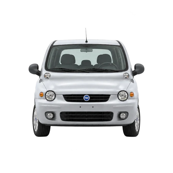 Fiat Multipla 2005 باللون فضي، منظر أمامي