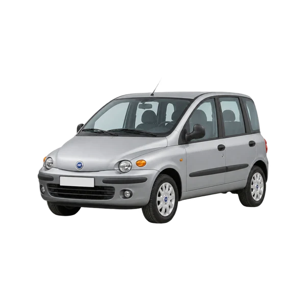 2010 Fiat Multipla in Silber, Ansicht: Dreiviertelansicht vorne (nach links gerichtet)