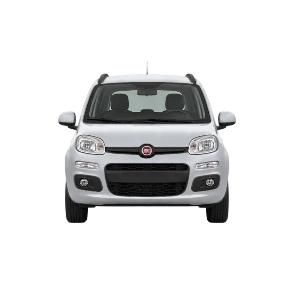 シルバーの2015 Fiat Panda（正面ビュー）