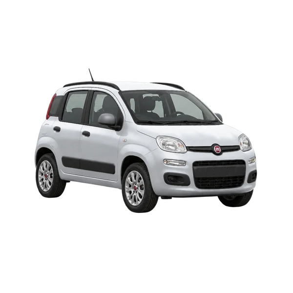 Fiat Panda 2020 en plateado, vista frontal tres cuartos (hacia la izquierda)