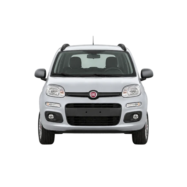 Fiat Panda 2021 en plateado, vista frontal