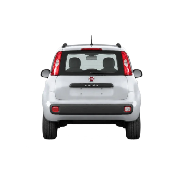 Fiat Panda 2021 en plateado, vista trasera