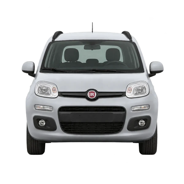 Fiat Panda 2023 en plateado, vista frontal