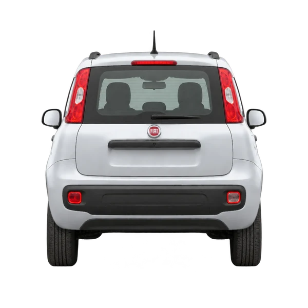 Fiat Panda 2023 en plateado, vista trasera