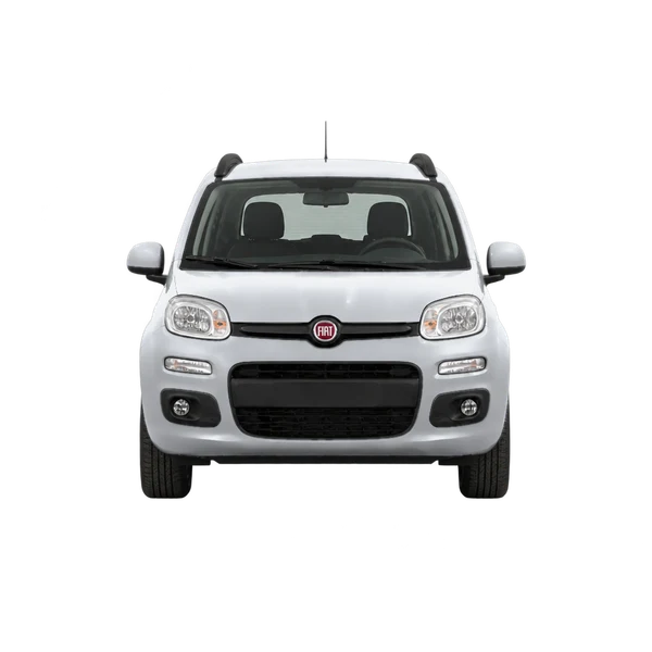 Fiat Panda 2024 en plateado, vista frontal