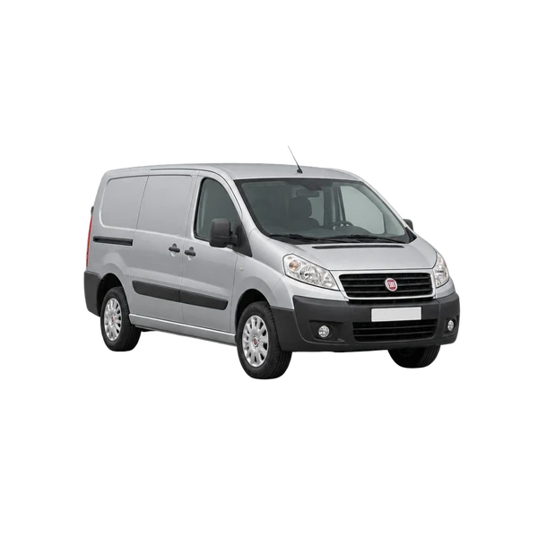 2010 Fiat Scudo in Silber, Ansicht: Dreiviertelansicht vorne (nach links gerichtet)