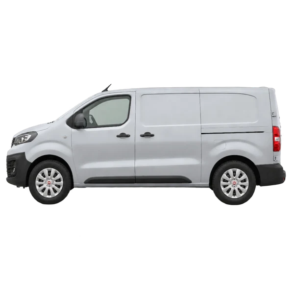 2026 Fiat Scudo in Silber, Ansicht: Seite (nach links gerichtet)
