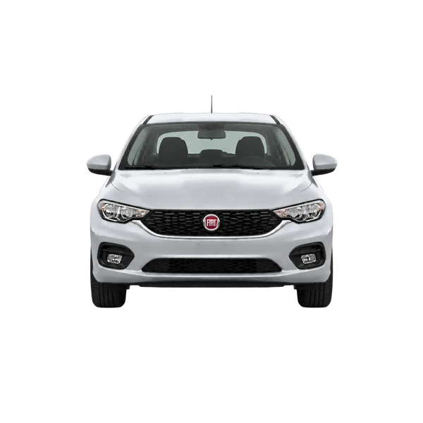 Fiat Tipo 2017 en plateado, vista frontal