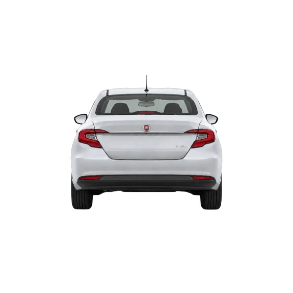Fiat Tipo 2017 en plateado, vista trasera