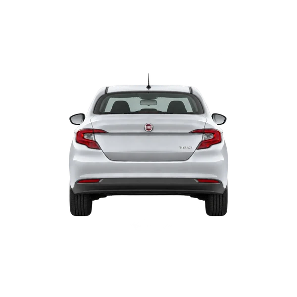 Fiat Tipo 2018 en plateado, vista trasera