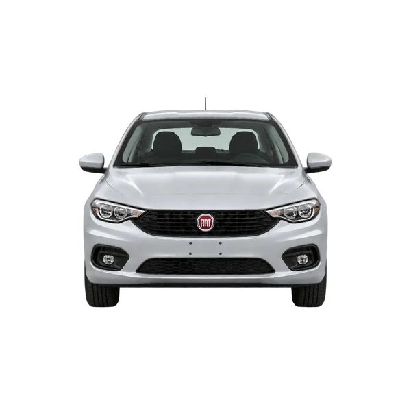 Fiat Tipo 2020 en plateado, vista frontal