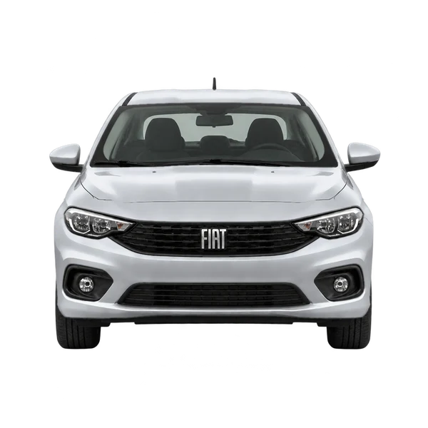 Fiat Tipo 2021 en plateado, vista frontal