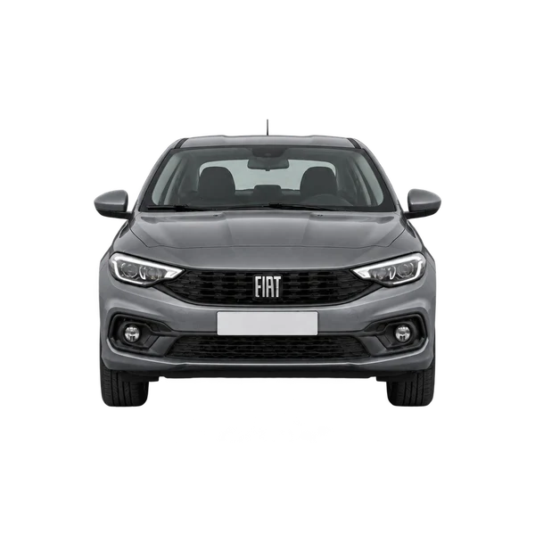 Fiat Tipo 2022 en gris, vista frontal