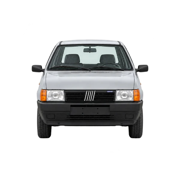 1992 Fiat Uno in Silber, Ansicht: Front