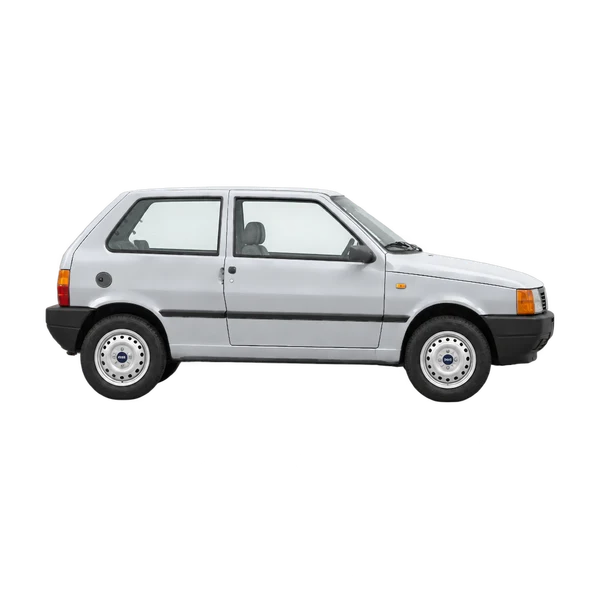 1992 Fiat Uno in Silber, Ansicht: Seite (nach rechts gewandt)