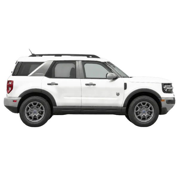 Ford Bronco Sport 2021 blanc, vue profil (tourné vers la droite)