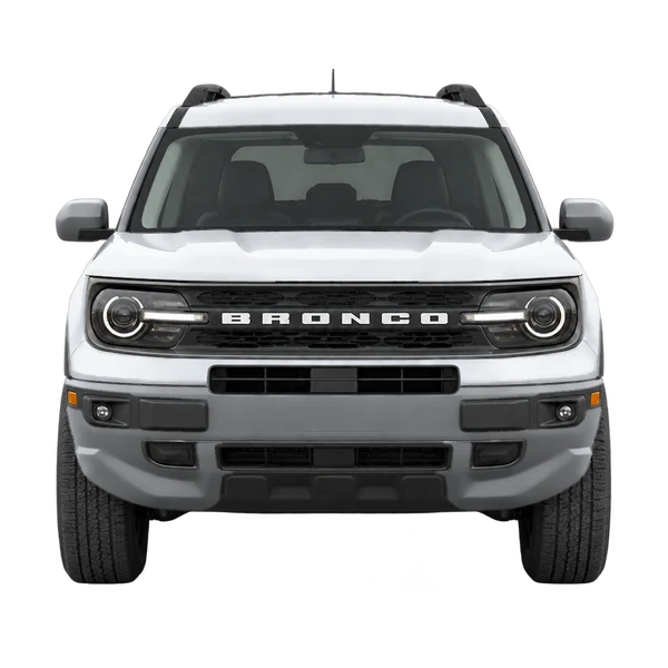 silver 2021 Ford Bronco front view