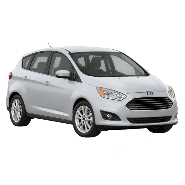 2019 Ford C-Max in Silber, Ansicht: Dreiviertelansicht vorne (nach links gerichtet)