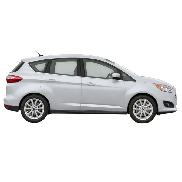 Ford C-Max 2019 argent, vue profil (tourné vers la droite)