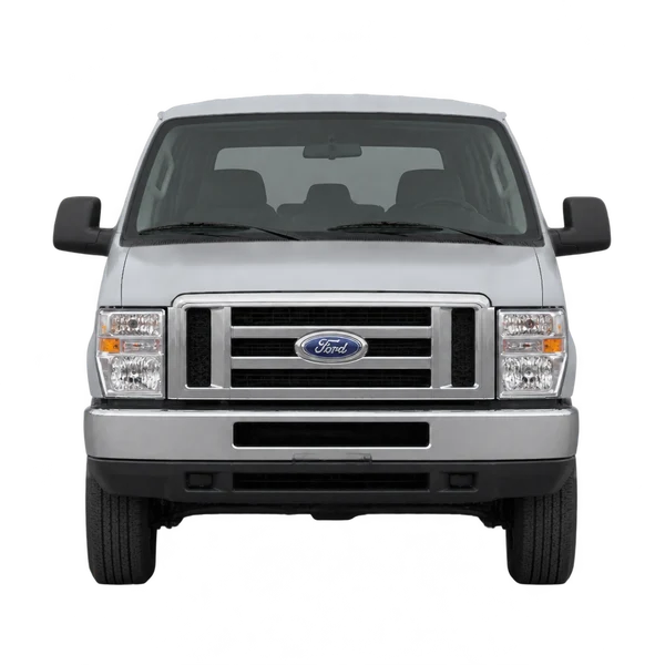 2012 Ford E-350 in Silber, Ansicht: Front