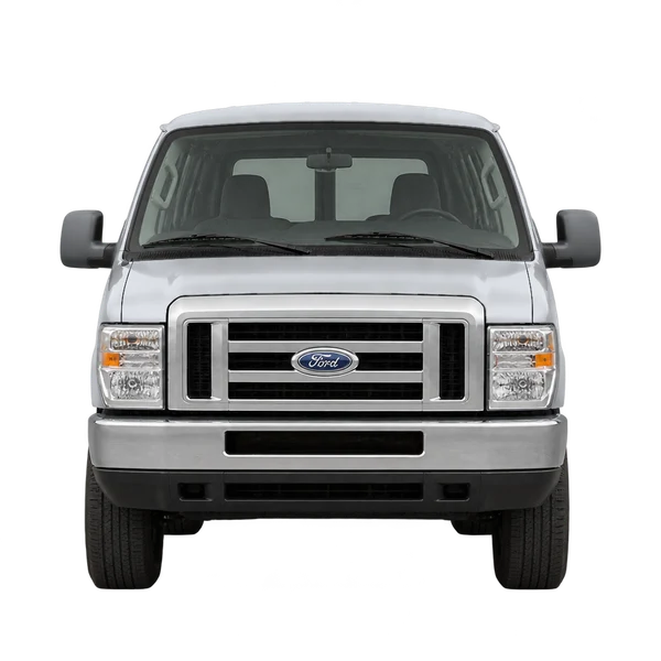 Ford E-450 2011 prata, vista frente