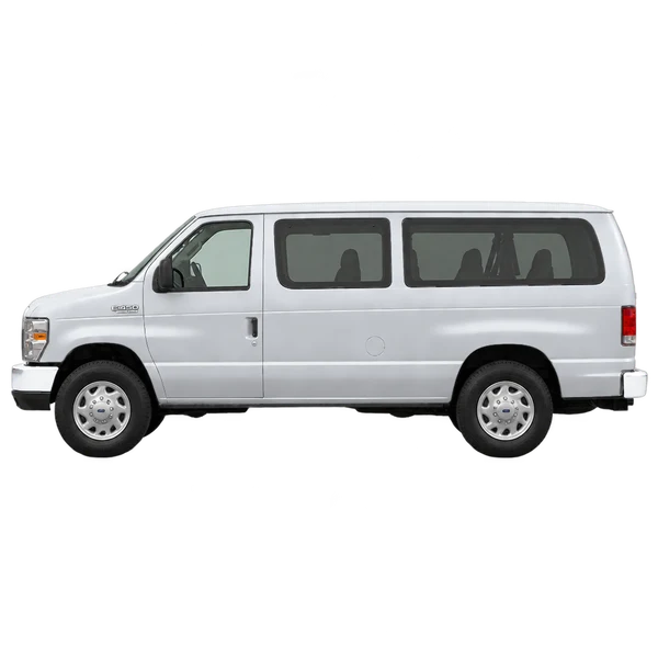 Ford E-450 2011 prata, vista lateral (voltada para a esquerda)