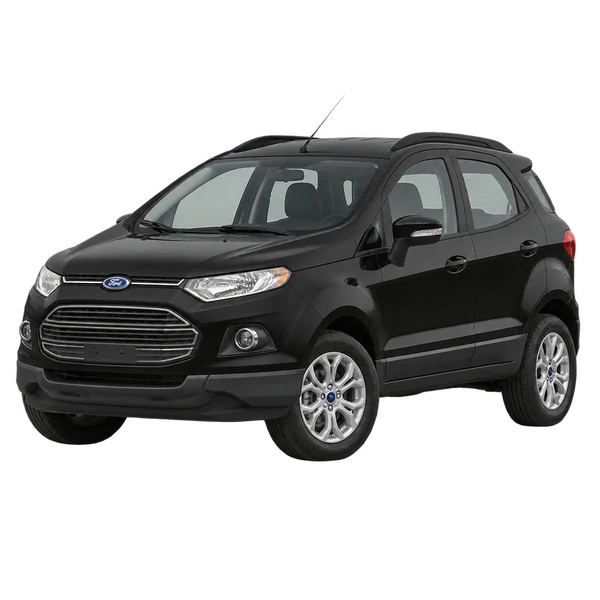 2012 FORD ECOSPORT — Front three-quarter (facing left), black