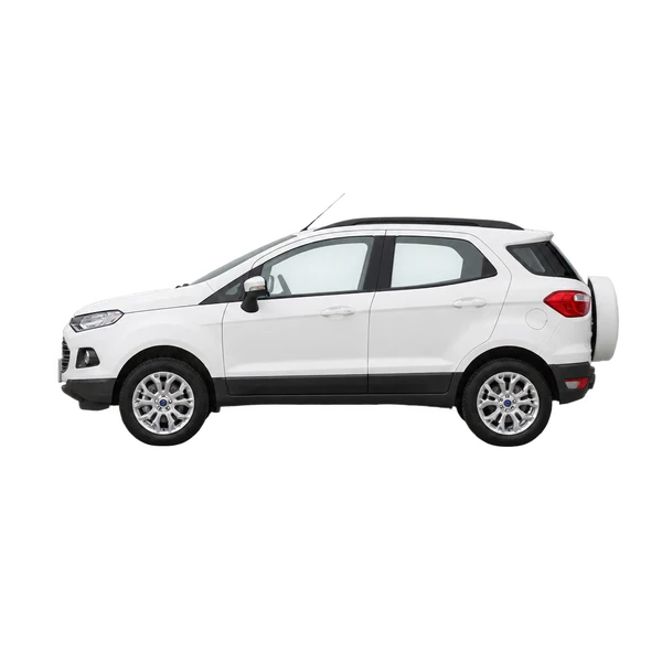 2014 Ford Ecosport in weiß, Ansicht: Seite (nach links gerichtet)
