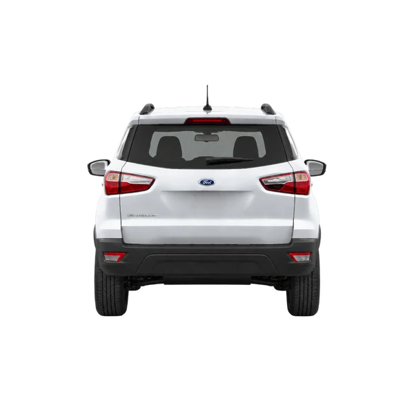 Ford Ecosport 2017 en plateado, vista trasera