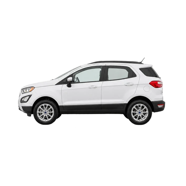 ホワイトの2020 Ford Ecosport（側面（左向き）ビュー）