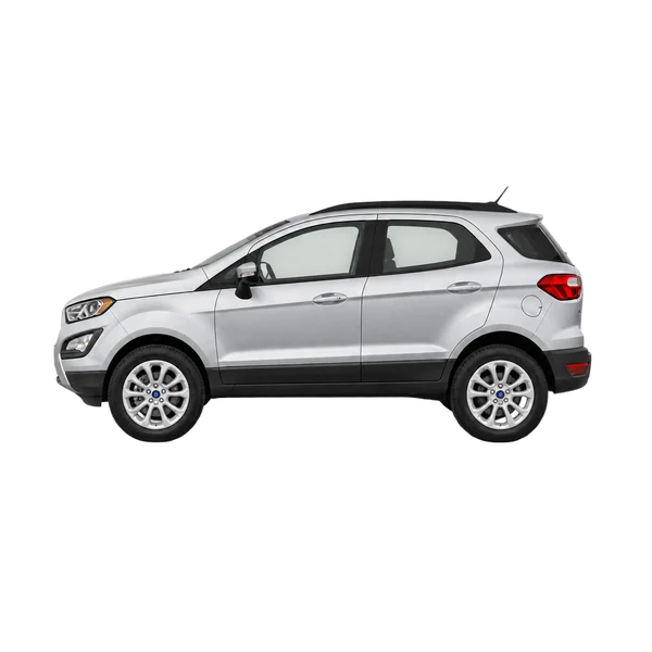 2022 Ford Ecosport in Silber, Ansicht: Seite (nach links gerichtet)