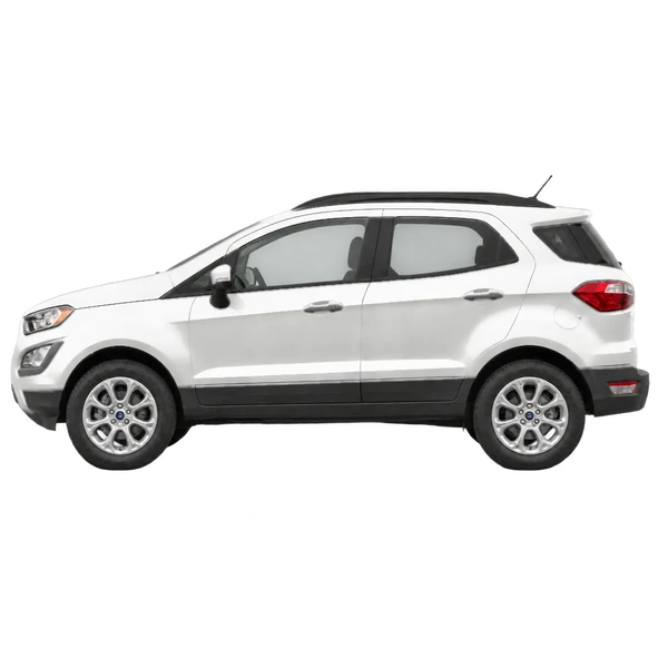 2022 Ford Ecosport in weiß, Ansicht: Seite (nach links gerichtet)