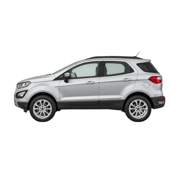 2024 Ford Ecosport in Silber, Ansicht: Seite (nach links gerichtet)