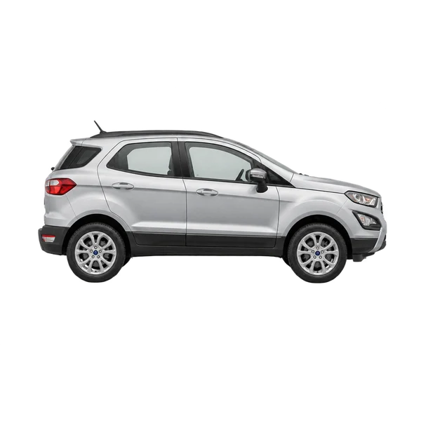 2024 Ford Ecosport in Silber, Ansicht: Seite (nach rechts gewandt)