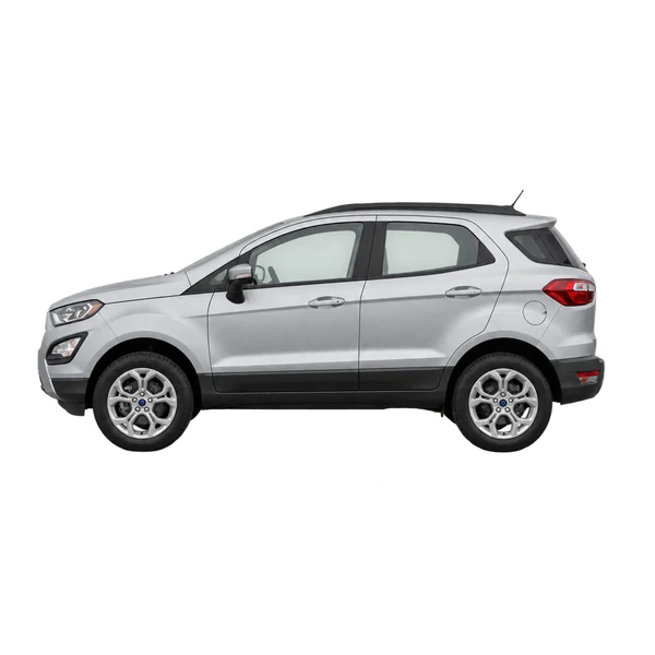 2025 Ford Ecosport in Silber, Ansicht: Seite (nach links gerichtet)