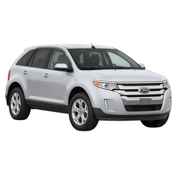 Ford Edge 2011 en plateado, vista frontal tres cuartos (hacia la izquierda)