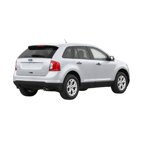 Ford Edge 2012 argent, vue trois-quarts arrière (tourné vers la droite)