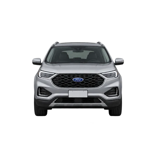 Ford Edge 2026 en plateado, vista frontal