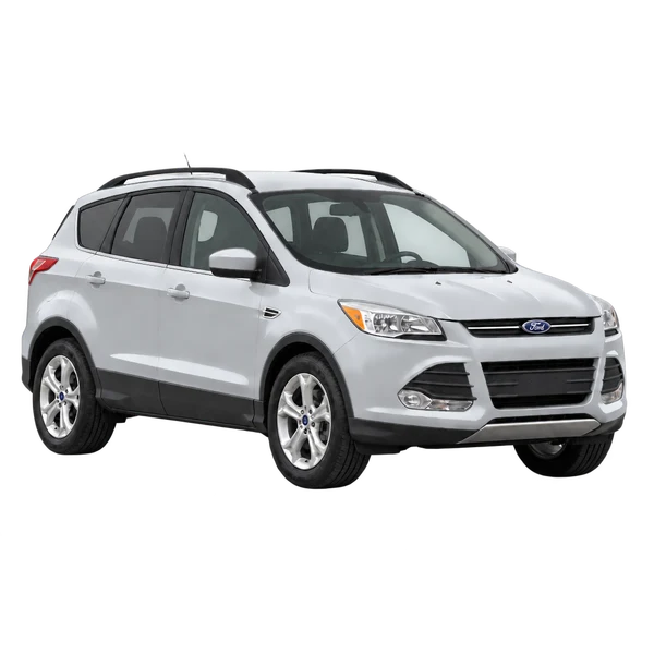 2015 Ford Escape in Silber, Ansicht: Dreiviertelansicht vorne (nach rechts)