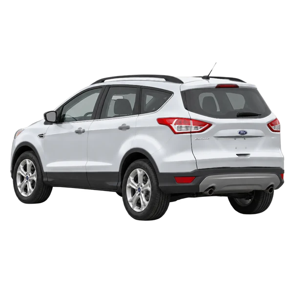 Ford Escape 2016 argent, vue trois-quarts arrière (orienté vers la gauche)
