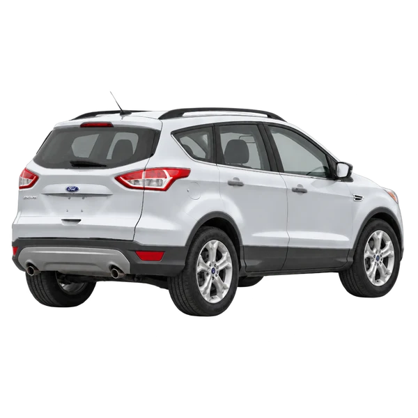 Ford Escape 2016 argent, vue trois-quarts arrière (tourné vers la droite)