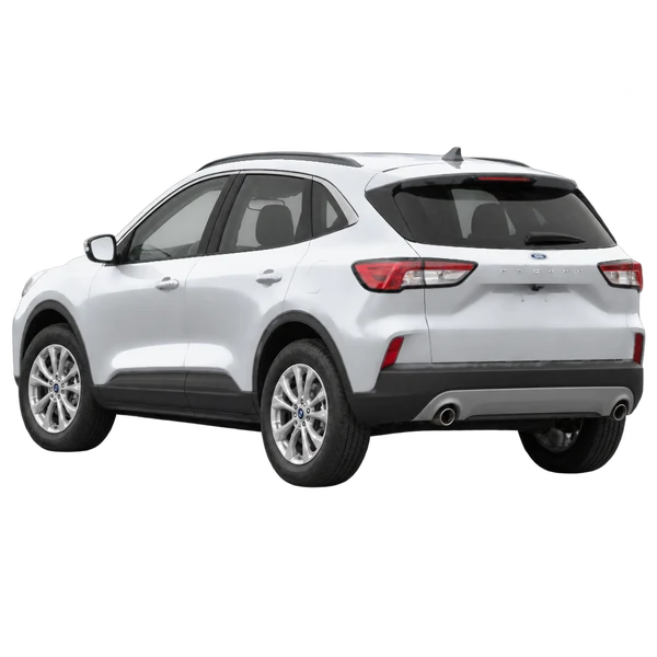 Ford Escape 2020 en plateado, vista tres cuartos trasero (mirando a la izquierda)