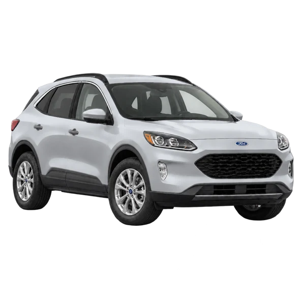 Ford Escape 2021 argent, vue trois-quarts avant (orienté vers la droite)
